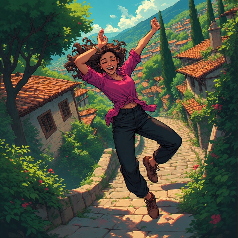 Dancing Through the Town: A Girl, Her Moves, and Pure Joy